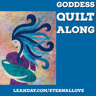 Leah Day goddess quilt